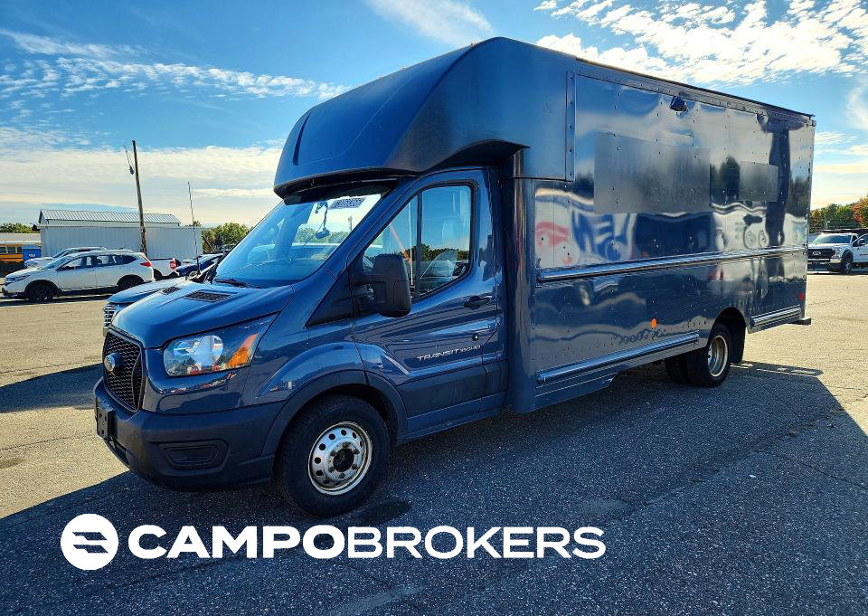 2021 Ford Transit Delivery Truck, daño Techo, Copart lote 73068366