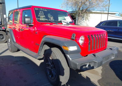 2024 Jeep Wrangler 4-door Sport S 4x4, Rear damage, Iaai lot 46355880