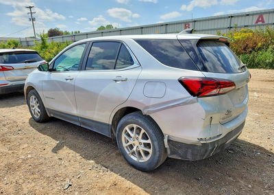 2022 Chevrolet Equinox Lt, uszkodzenie: Tył, Copart lot 65899346, zdjęcie 2 z 13