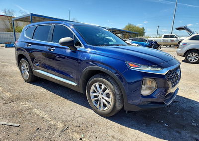 2019 Hyundai Santa Fe Se, daño Lateral, Copart lote 70363166, foto 4 de 16