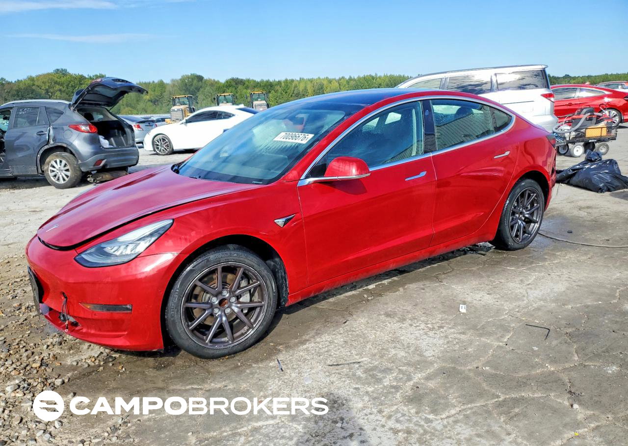 2019 Tesla Model 3, uszkodzenie: Tył, Copart lot 70096676