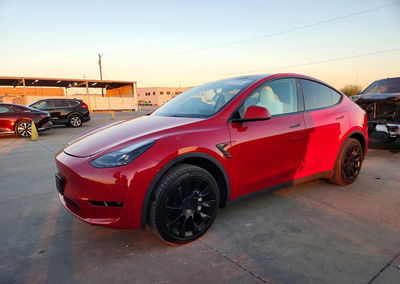 2023 Tesla Model Y, Front End damage, Copart lot 73797996
