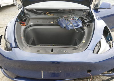 2023 Tesla Model Y Awd/long Range Dual Motor All-wheel Drive, Rear damage, Iaai lot 46228345, photo 10 of 19