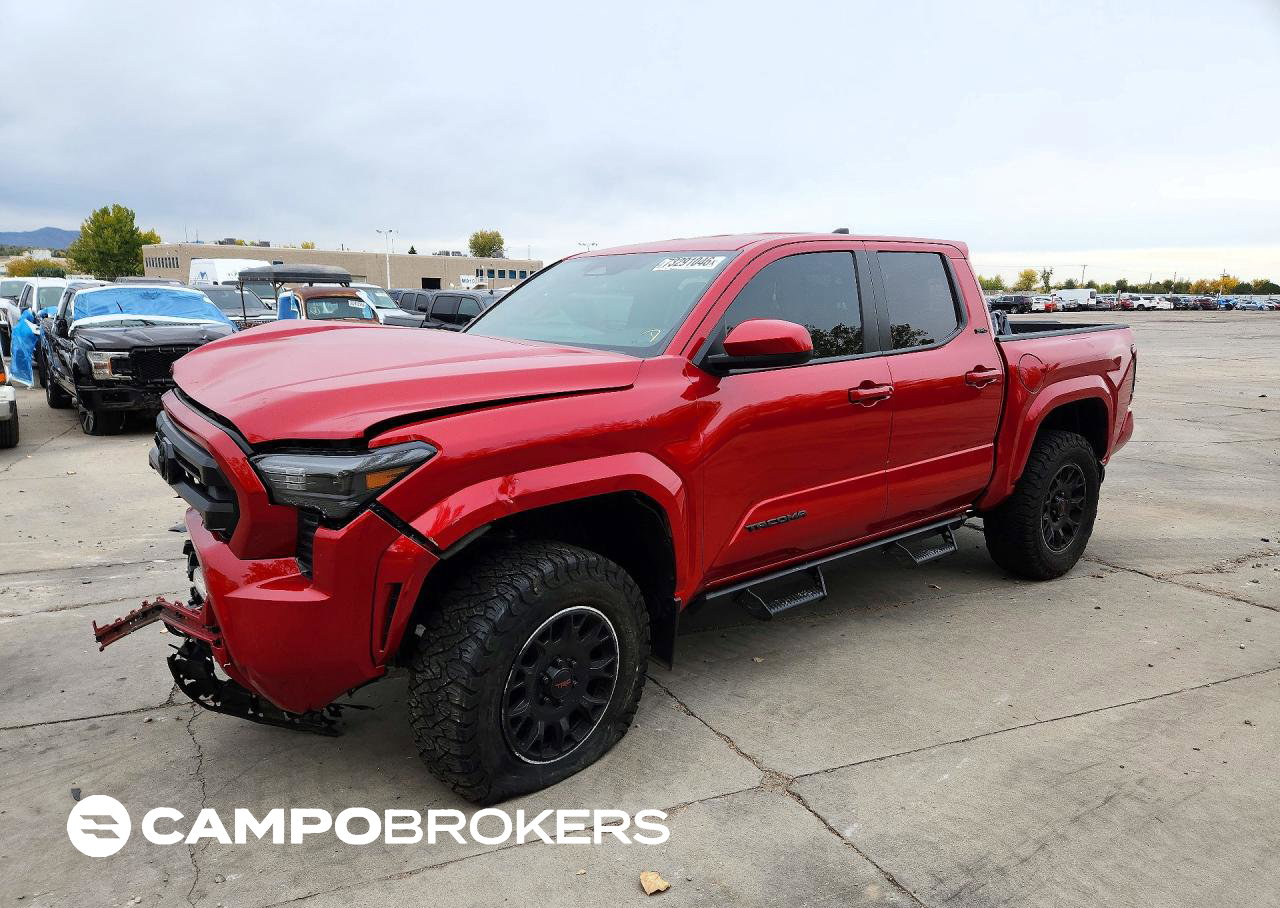 2024 Toyota Tacoma Sr5, daño Frontal, Copart lote 73291046