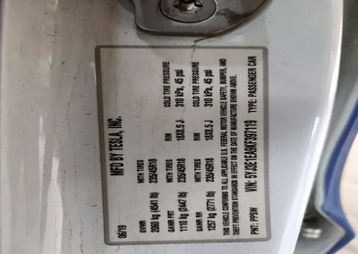2019 Tesla Model 3, Front End damage, Copart lot 72690386, photo 12 of 12