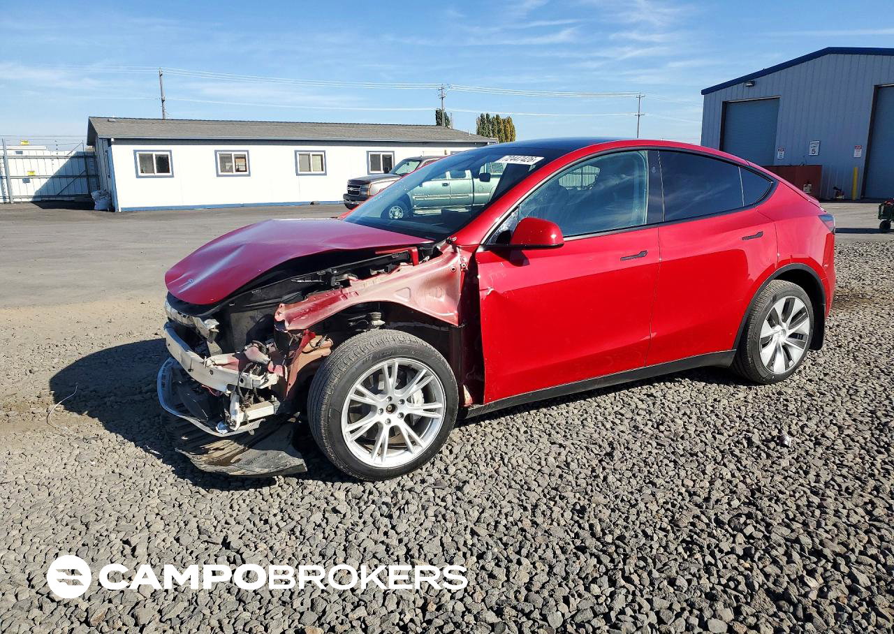 2023 Tesla Model Y, Front End damage, Copart lot 72447426