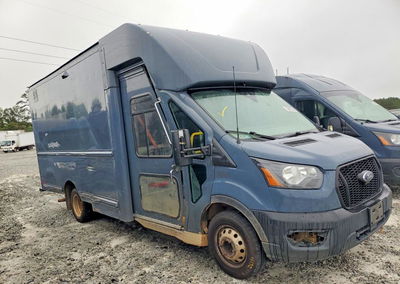 2021 Ford Transit Delivery Truck, uszkodzenie: Bok, Copart lot 68704866, zdjęcie 4 z 13