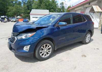 2019 Chevrolet Equinox Lt, Front End damage, Iaai lot 45831501, photo 2 of 15