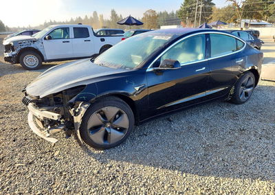 2019 Tesla Model 3, daño Frontal, Copart lote 73728786