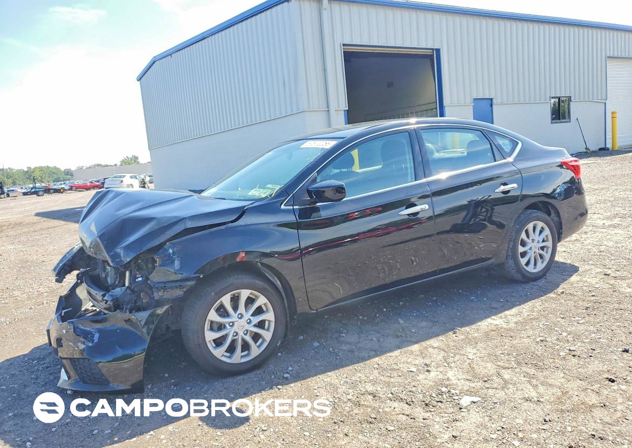 2019 Nissan Sentra Sv, uszkodzenie: Przód, Copart lot 67872056