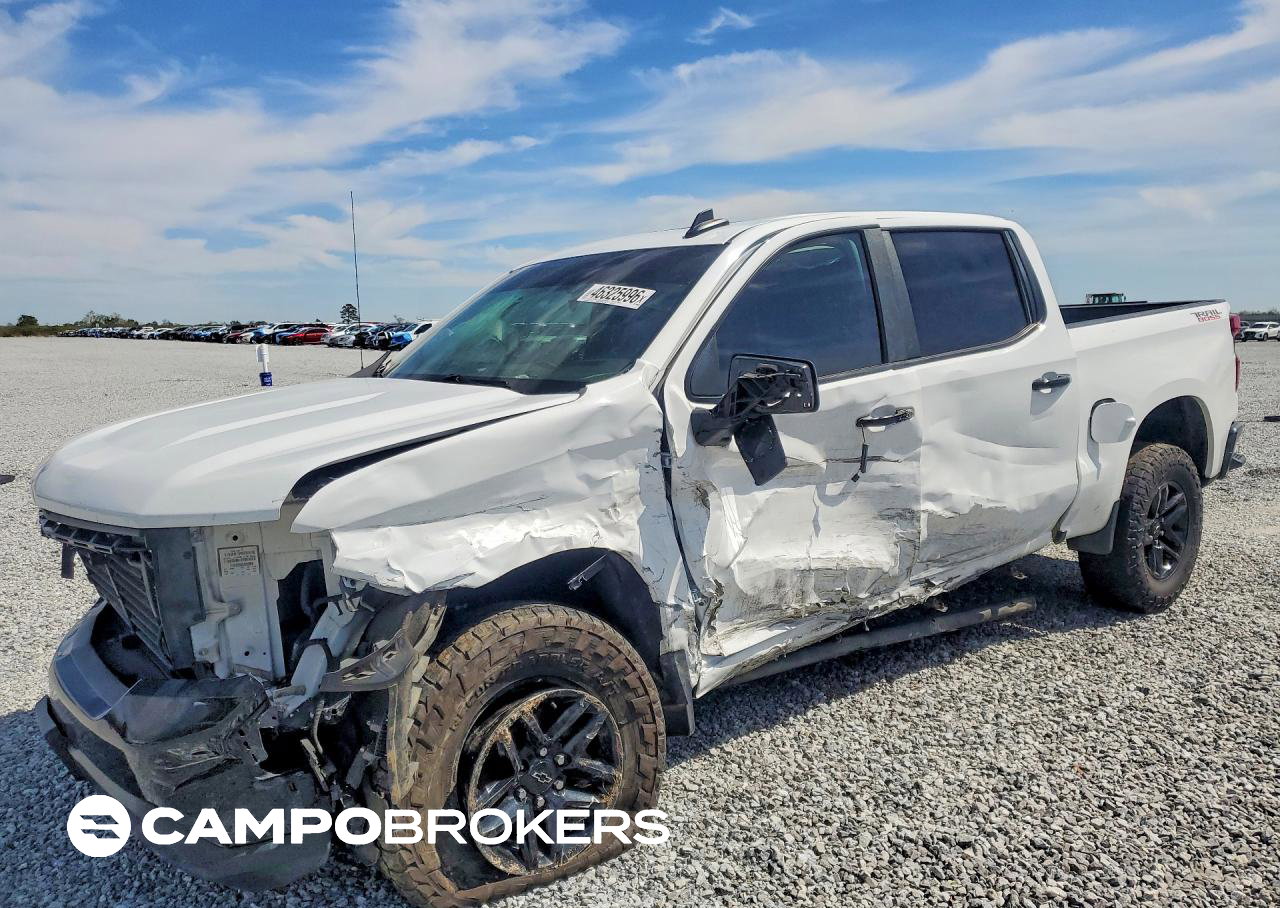 2021 Chevrolet Silverado K1500 Lt Trail Boss, uszkodzenie: Dachowanie, Copart lot 46325996