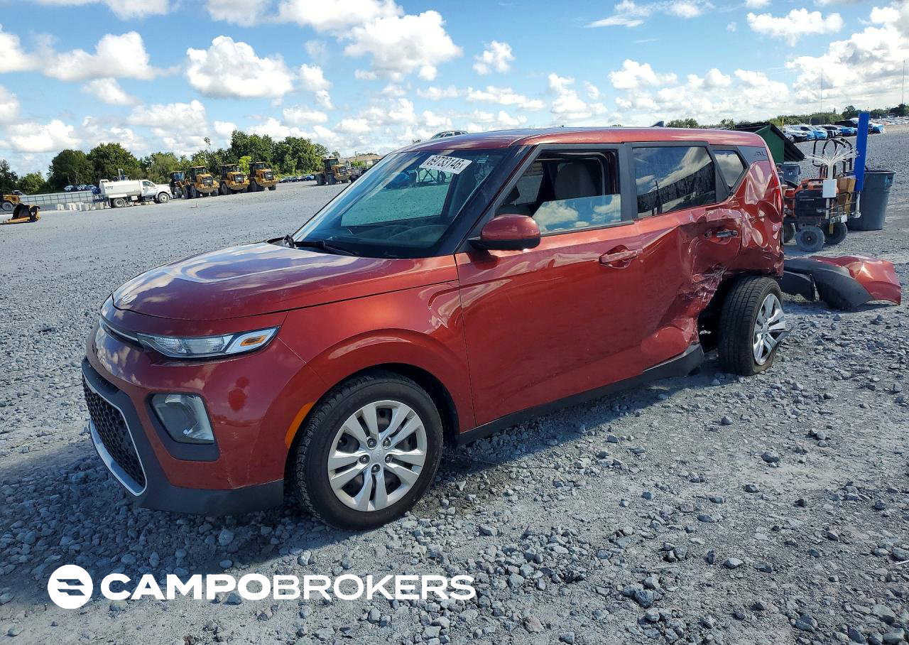 2022 Kia Soul Lx, daño Lateral, Copart lote 69733146