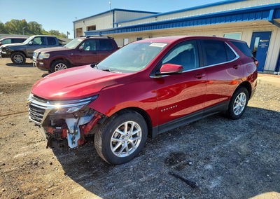 2022 Chevrolet Equinox Lt, daño Frontal, Copart lote 71414446