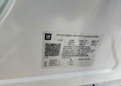 2019 Chevrolet Equinox Lt, Front End damage, Copart lot 67180136, photo 14 of 16
