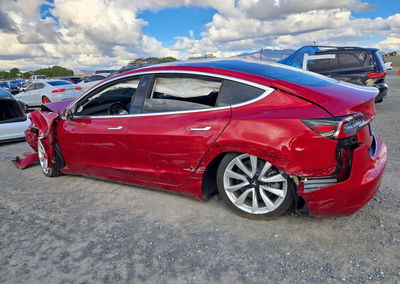 2019 Tesla Model 3, daño Frontal, Copart lote 73364376, foto 2 de 12