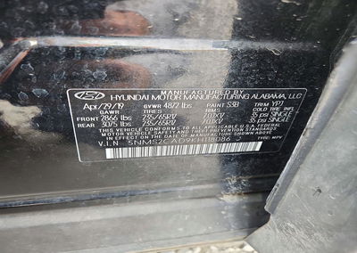 2019 Hyundai Santa Fe Se, Front End damage, Copart lot 74200146, photo 13 of 13