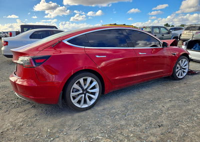 2019 Tesla Model 3, daño Frontal, Copart lote 73364376, foto 3 de 12