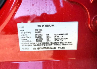 2022 Tesla Model Y, daño Frontal, Copart lote 68911546, foto 12 de 12