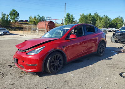 2022 Tesla Model Y, daño Frontal, Copart lote 68911546
