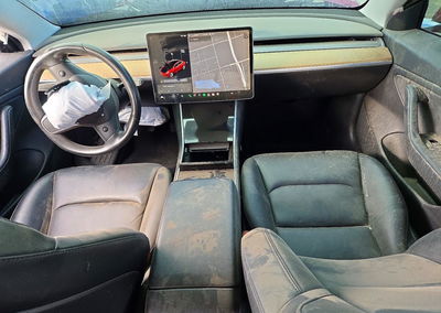 2019 Tesla Model 3, daño Frontal, Copart lote 73364376, foto 8 de 12