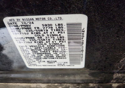 2025 Nissan Ariya Engage+ E-4orce, daño Trasero, Copart lote 68596606, foto 13 de 13