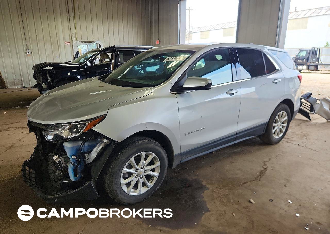2019 Chevrolet Equinox Lt, Front End damage, Copart lot 67180136