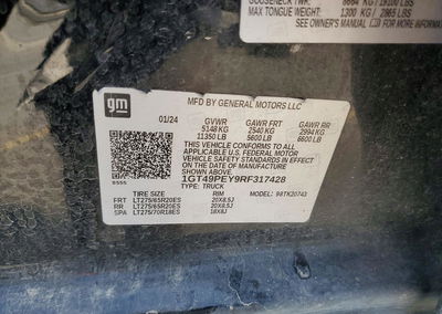 2024 Gmc Sierra K2500 At4, daño Frontal, Copart lote 64157606, foto 12 de 12