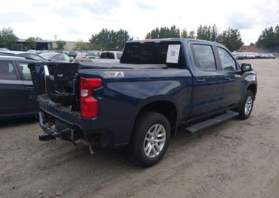 2021 Chevrolet Silverado 1500 4wd  Short Bed Lt, пошкодження: Задня частина, Iaai лот 46020137, фото 4 з 17