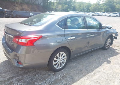 2019 Nissan Sentra Sv, daño Front & Rear, Iaai lote 45966587, foto 4 de 16