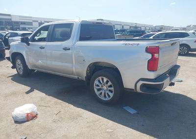 2022 Chevrolet Silverado 1500 Ltd 4wd  Short Bed Custom, Front End damage, Iaai lot 46087641, photo 3 of 16