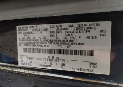 2019 Ford Transit-150 Xl, daño Normal Wear & Tear, Iaai lote 45705947, foto 9 de 22