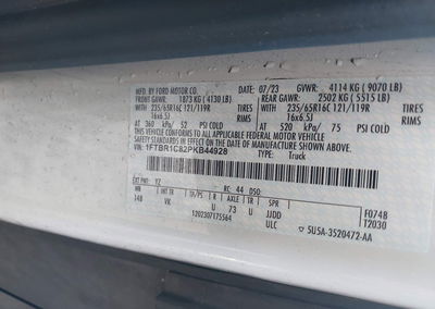 2023 Ford Transit-250, daño Frontal, Iaai lote 46202293, foto 9 de 17