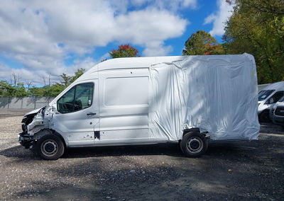 2025 Ford Transit-350 Cargo Van, Left Side damage, Iaai lot 46320638, photo 15 of 17