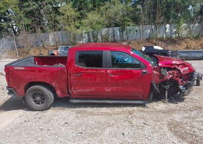 2021 Chevrolet Silverado 1500 4wd  Short Bed Custom Trail Boss, пошкодження: Передня частина, Iaai лот 46027809, фото 13 з 16