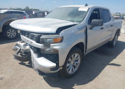 2022 Chevrolet Silverado 1500 Ltd 4wd  Short Bed Custom, Front End damage, Iaai lot 46087641, photo 6 of 16