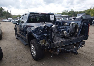 2021 Chevrolet Silverado 1500 4wd  Short Bed Lt, пошкодження: Задня частина, Iaai лот 46020137, фото 3 з 17