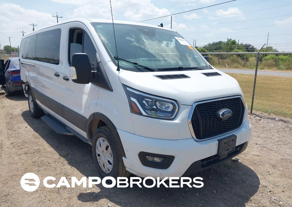 2023 Ford Transit-350 Passenger Van Xlt, Right Rear damage, Iaai lot 46038313