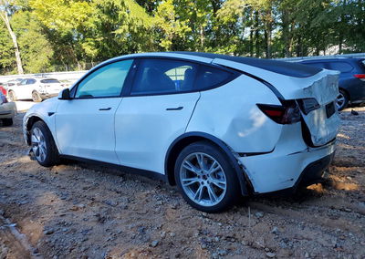 2021 Tesla Model Y, daño Trasero, Copart lote 70162206, foto 2 de 14