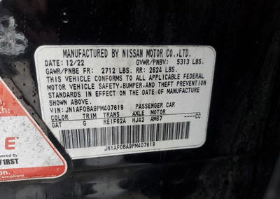 2023 Nissan Ariya Engage, uszkodzenie: Przód, Copart lot 55625225, zdjęcie 14 z 14
