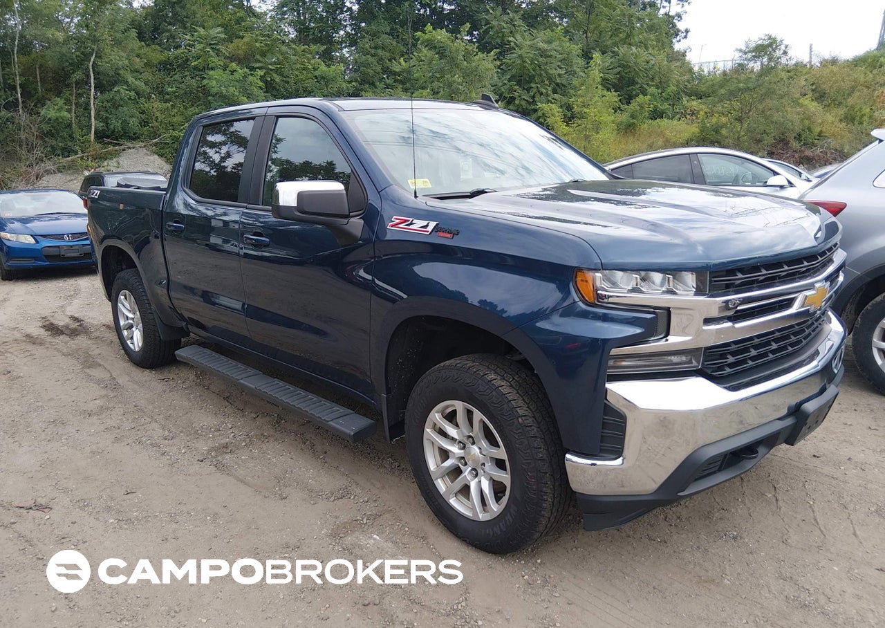 2021 Chevrolet Silverado 1500 4wd  Short Bed Lt, пошкодження: Задня частина, Iaai лот 46020137