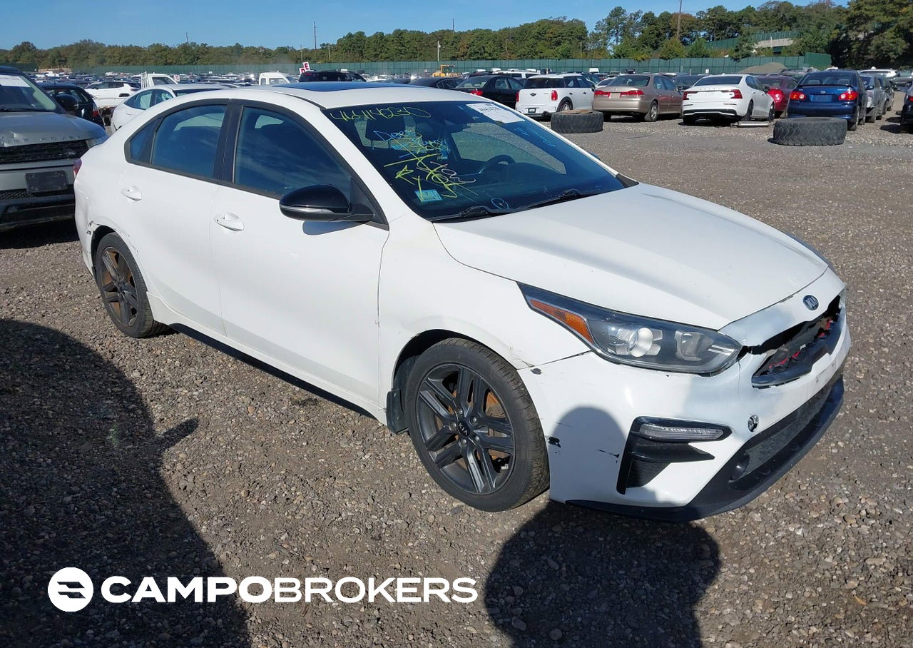 2020 Kia Forte Gt-line, daño Front & Rear, Iaai lote 46414230