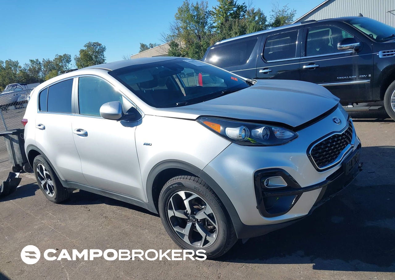 2021 Kia Sportage Lx, Left Front damage, Iaai lot 46182337