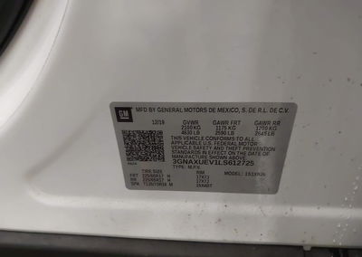 2020 Chevrolet Equinox Awd Lt 1.5l Turbo, daño Trasero, Iaai lote 46200432, foto 9 de 17