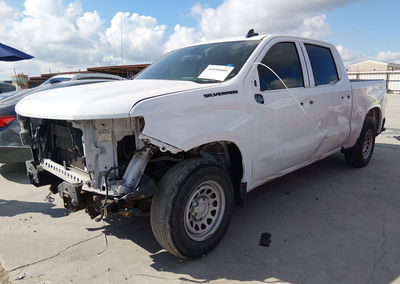 2022 Chevrolet Silverado 1500 Ltd 2wd  Short Bed Wt, Front End damage, Iaai lot 46056601, photo 2 of 19