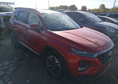 2019 Hyundai Santa Fe Ultimate 2.0t, daño Front & Rear, Iaai lote 46321118