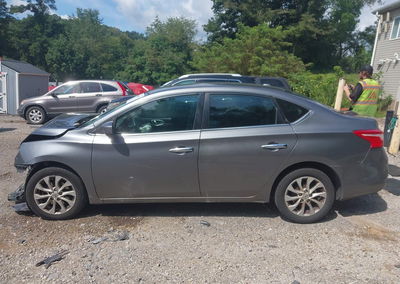 2019 Nissan Sentra Sv, daño Front & Rear, Iaai lote 45966587, foto 14 de 16