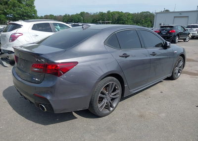 2019 Acura Tlx Tech   A-spec Pkgs, Flood damage, Iaai lot 45379874, photo 4 of 12