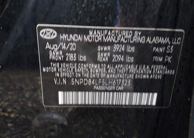 2020 Hyundai Elantra Value Edition, uszkodzenie: Lewy przód, Iaai lot 46117510, zdjęcie 9 z 16