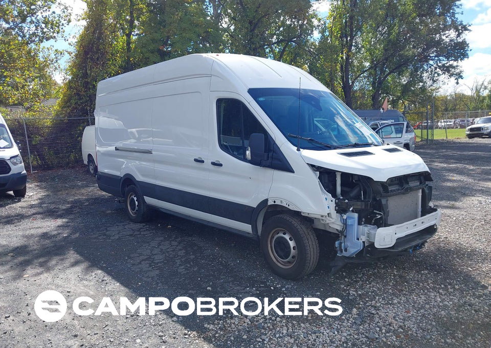 2025 Ford Transit-350 Cargo Van, Left Side damage, Iaai lot 46320638