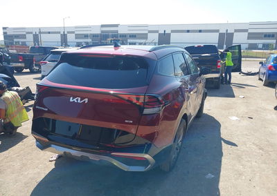 2025 Kia Sportage Hybrid Sx-prestige, Front End damage, Iaai lot 46160137, photo 4 of 15